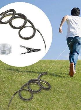 Fake Snake Toy with String and Clip Snake on A String Prank