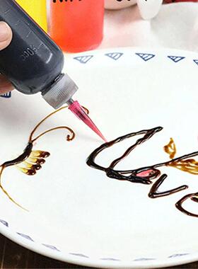 Cream Jam Painting Squeeze Bottles with 7 Nozzles Cake Decor