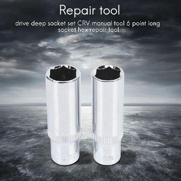 11 Pcs 1/4 Inch Drive Deep Socket Set CRV Hand Tools 6