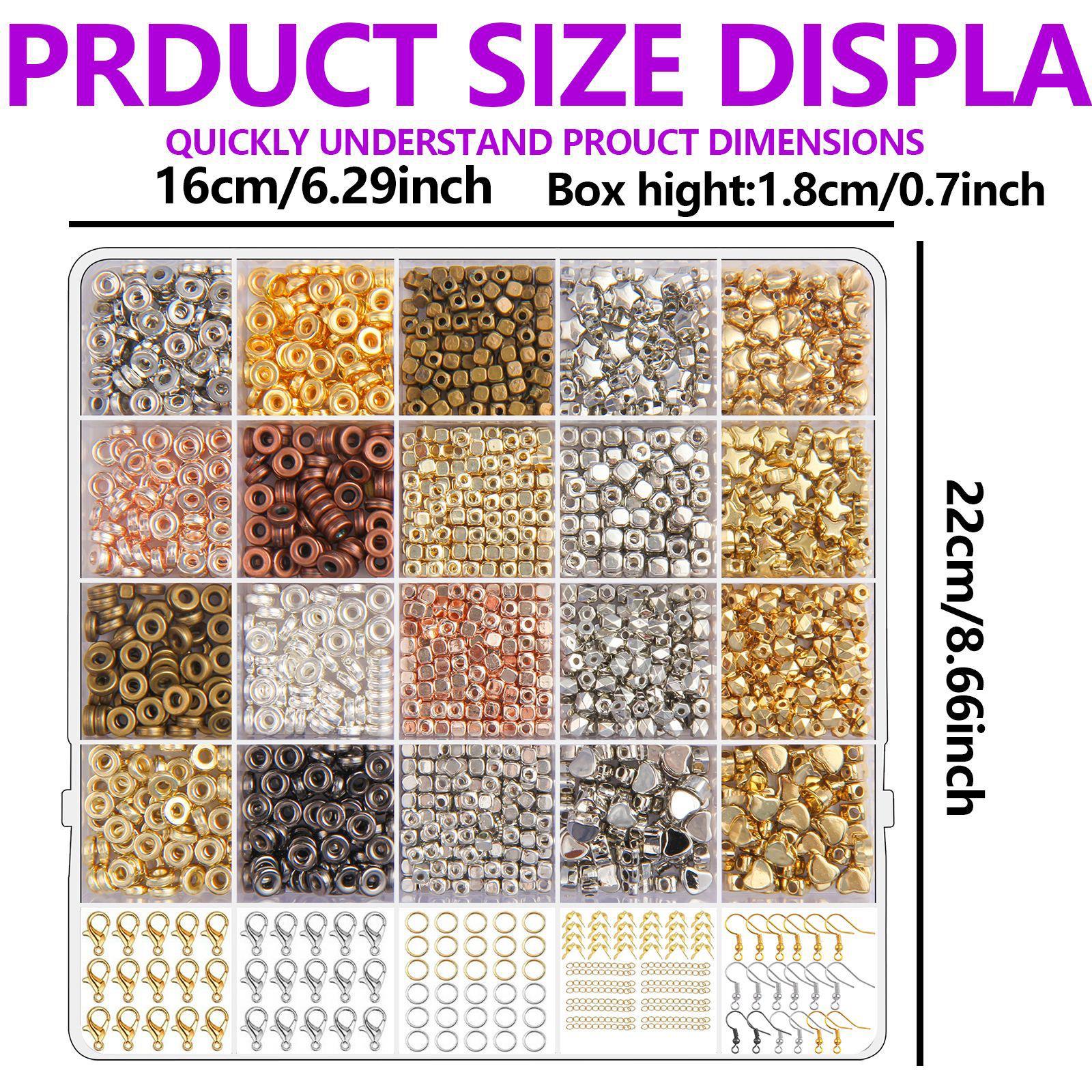 CCB Spacer Beads For DIY Bracelet Neklace Making Accessories