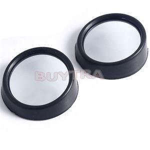 1Pair=2pcs Round Car Convex Mirror Auto Side 360 Wide Angle