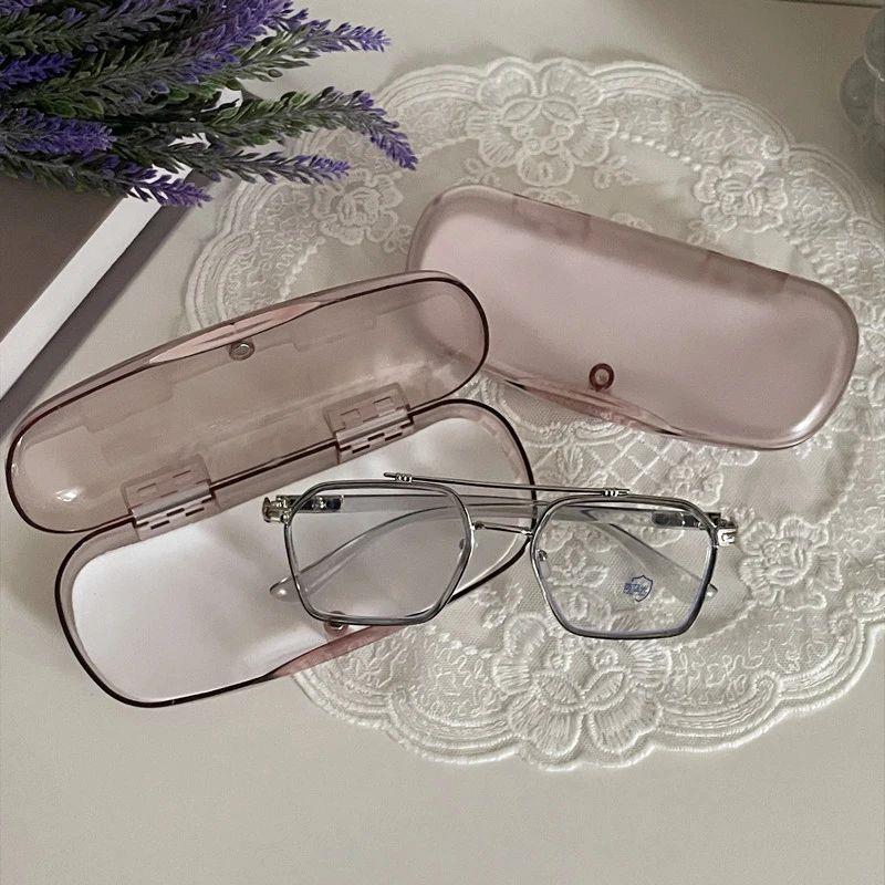 Transparent Plastic Sunglasses Case For Glasses Hard Sun Gal