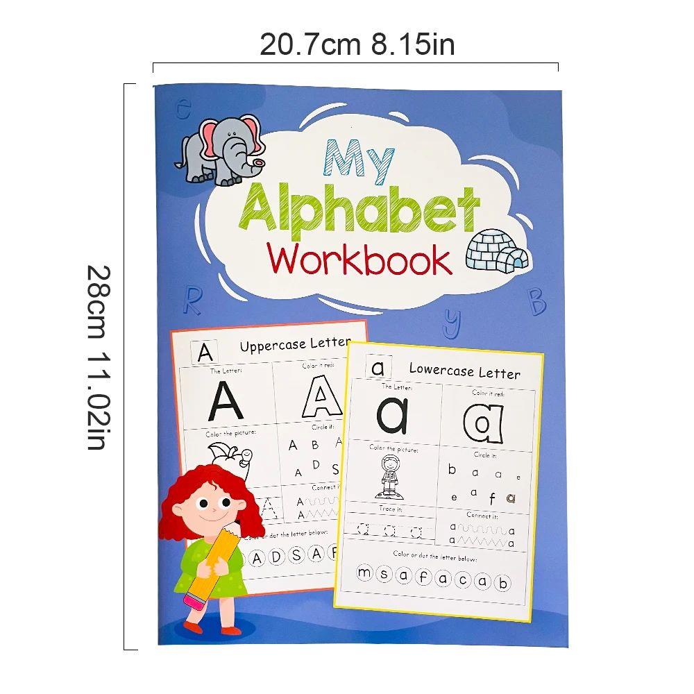 Letters A-Z Alphabet Phonics Practice Workbook Preschool Lea