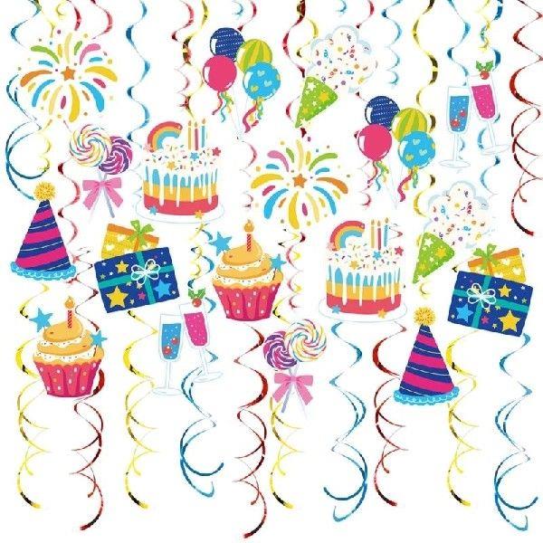Festival Birthday Decoration Set with Vibranting Banners