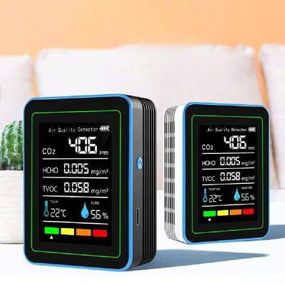 5-in-1 Air Quality Monitor Air Quality Detector Indoor Air