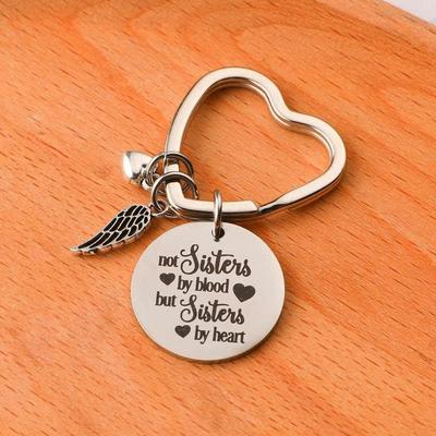best friends keychain keyring friendship sister jewelry gift