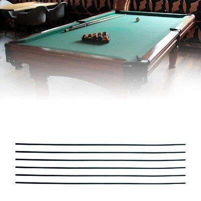 6Pcs Pool Table Edge Strips Trim Strips Reusable Cloth