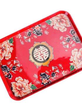Snack Bowls Tea Tray Wedding Candy Serving Printing Chinese