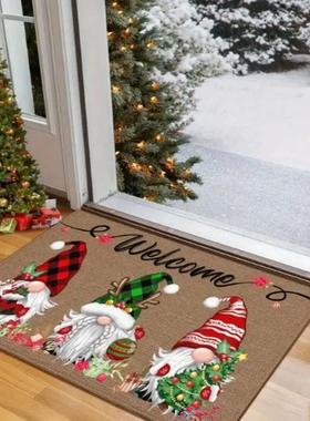 1pc Christmas Dwarf Welcome Door Mat Is A Wonderful Christma