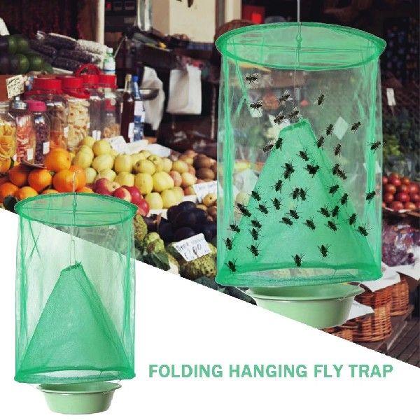 Fly Trap Cage Reusable 4/6/8pcs Hanging Flies Net