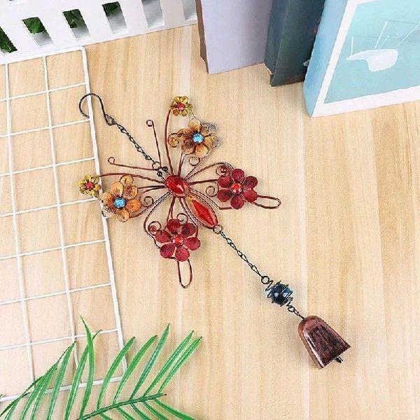 1个蝴蝶风铃，室外室内装饰，如图所示