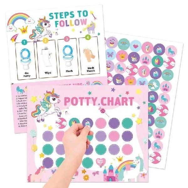 Kids Potty Chart Potty Training Reward Chart Kids Potty