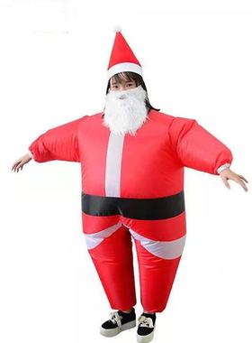 Christmas Funny Inflatable Costumes Gingerbread Man Santa Cl