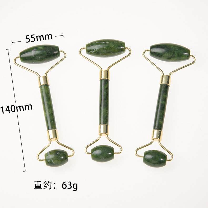 2pcs/set Face Spa Massager Neck Roller Gua Sha Scraper Board