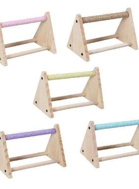 Wood Parrot Stand Training Standing Stick for Cockatiel