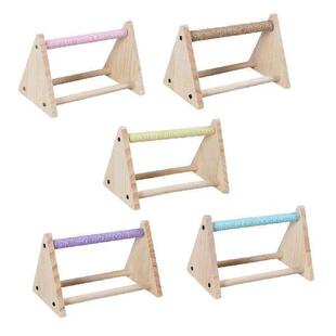 Wood Parrot Stand Training Standing Stick for Cockatiel