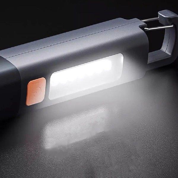 10Pcs Super Bright LED Flashlight XPE COB Torch with Hook