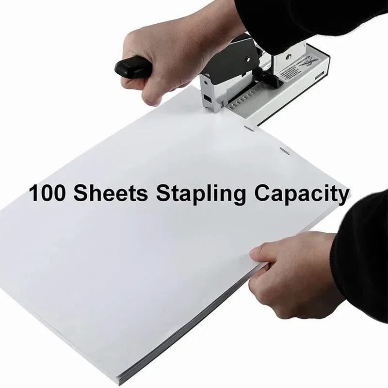 Huapuda Large Capacity Paper Binding Stapler Heavy Duty Stap