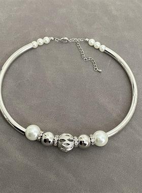 European and American Fashion Simple silver Transfer Bead Co