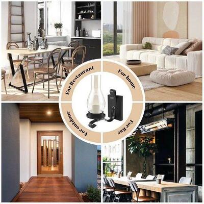 Vintage Rustic Wall Lamp In Glass And Mood Light Decorative