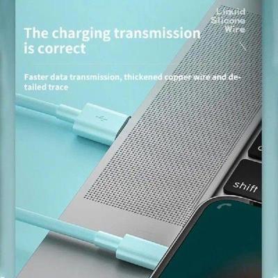 Type-c Charger Data Cable Silicone 65w 5a Mobile Phone