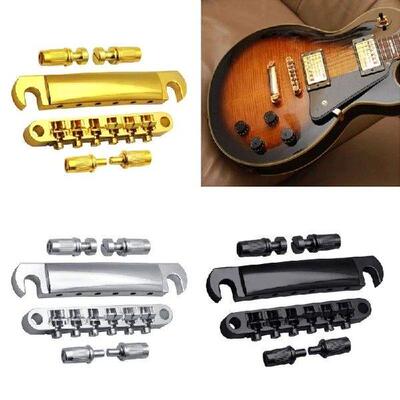 6 Strings Tune O-Matic Guitar Bridge and Tailpiece with
