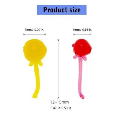 T4MF 400lots Realistic Polliwog Soft Lures Count Polliwog
