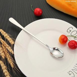 Spoon Coffee Long Handle Tea Stainless Milk Steel