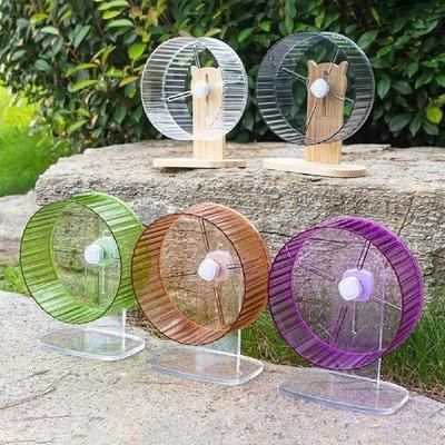Hamster Wheel Transparent Hamster Exercise Wheel with