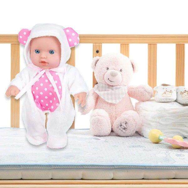 Movable Reborn Doll Toy Baby Dress-Up Lifelike Doll Bath