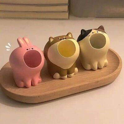 Cute Animal Pen Holder Mini Dinosaur Dolphin Shark Penguin
