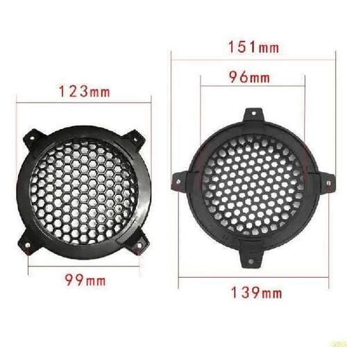 A0NB Car Speaker Grille Mesh Cover Grill Cover Guard