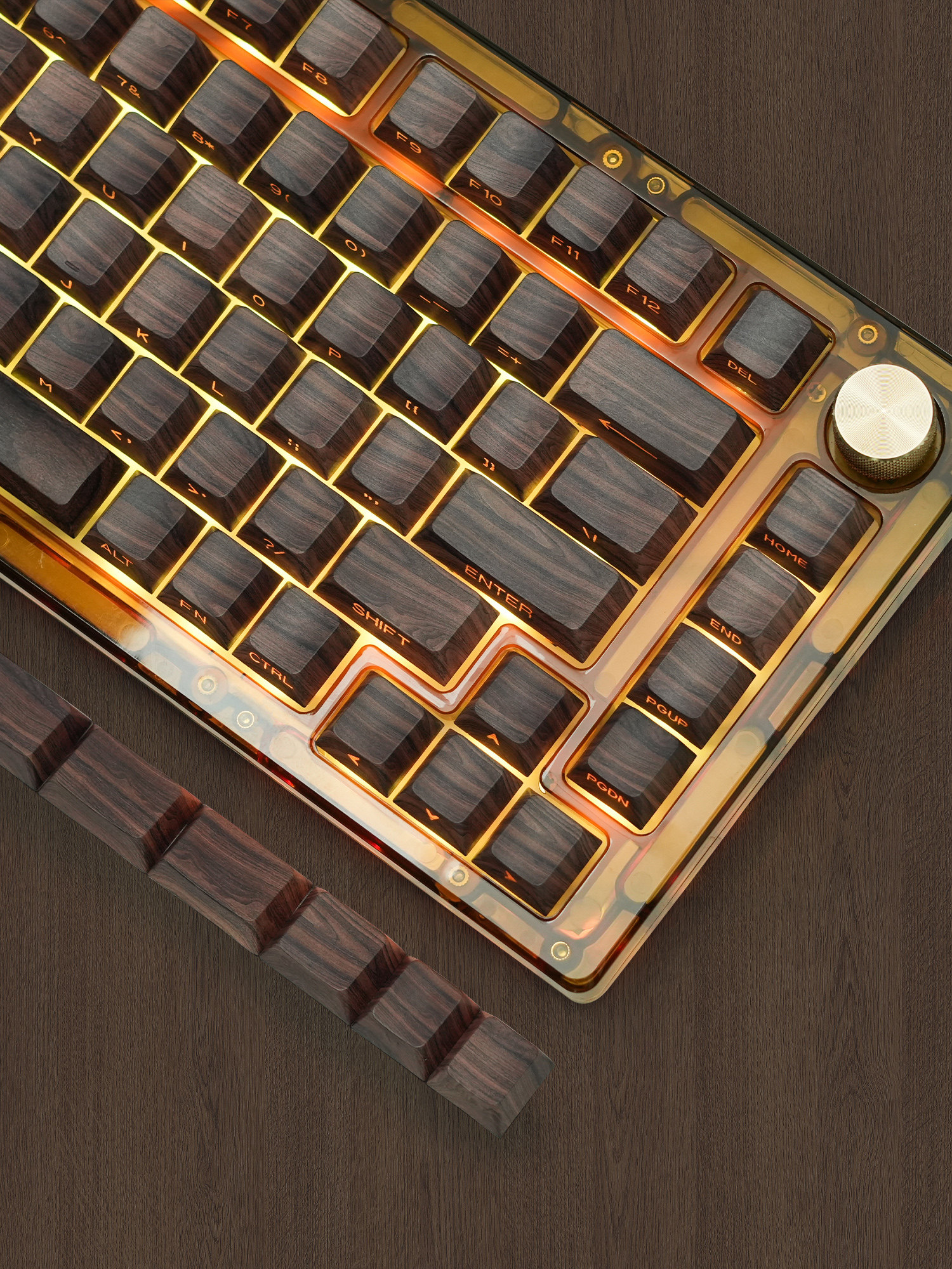 WOMIERS LOG SERIES OF ORIGINAL SIDE-ENGRAVED KEYCAPS PBT CREATIVE PERSONALITY TRANSLUCENT KEYCAPS SUBLIMATION