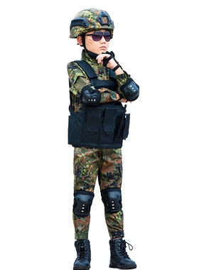 特种兵绿色装备春季长袖演出服