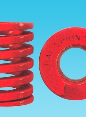 日本大同弹簧红色RED 矩形压缩弹簧外径40 50 60 70中荷重50-500
