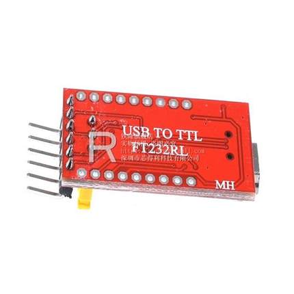 USB转TTL 支持3.3V 5V FT232RL模块 下载线 mini接口