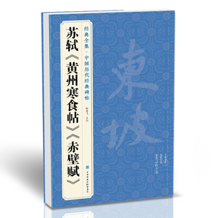 黄州寒食帖 赤壁赋 中国历代经典 经典 中国美院出版 苏轼 碑帖精选行书毛笔字帖书法临摹练字学习 社杨建飞主编 全集