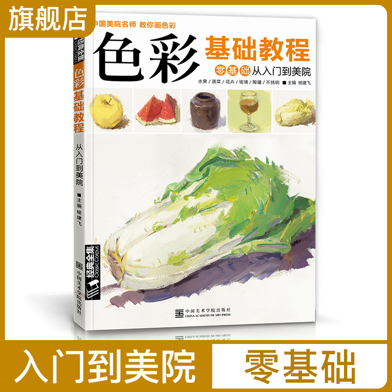 经典全集 色彩基础教程少儿童水粉画临摹零基础入门书籍单个体汇静物调中国美院星呼吸教你画高艺校联考临摹范本材 杨建飞主编高性价比高么？