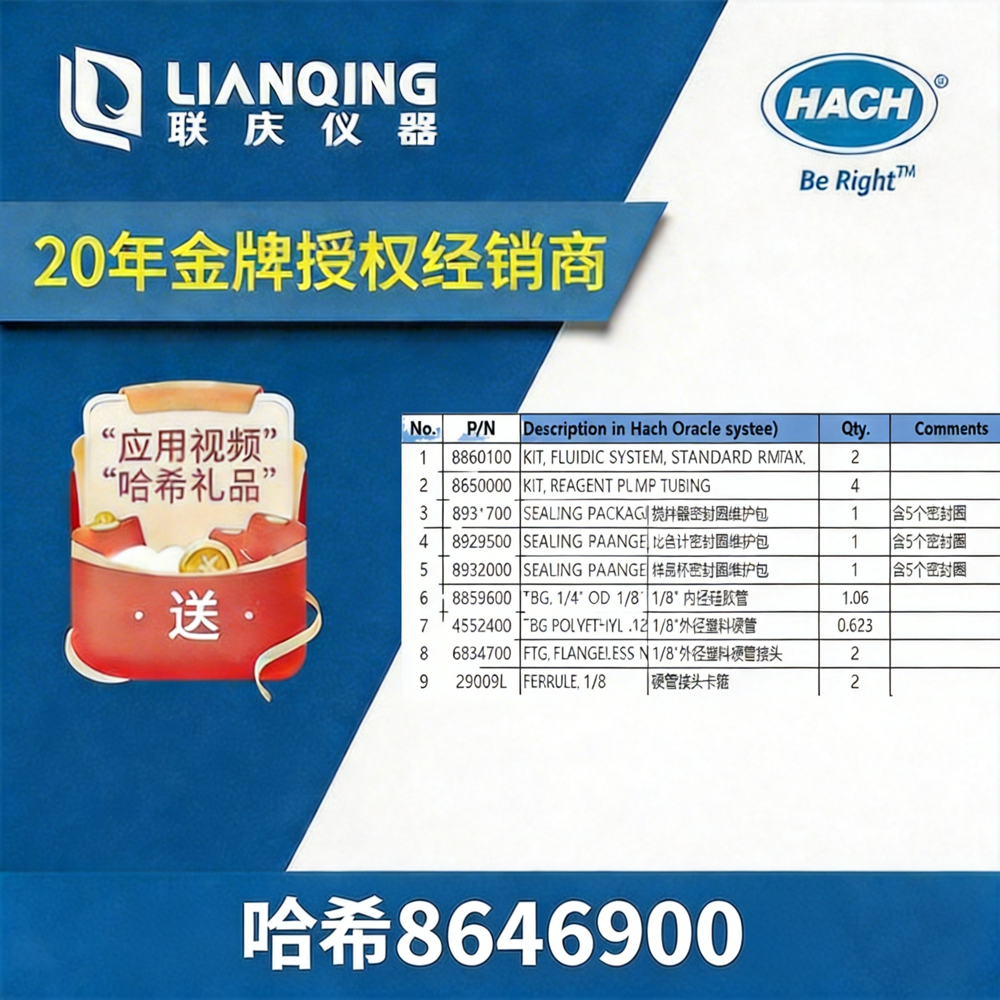 哈希NA8000维护包原厂正品保证