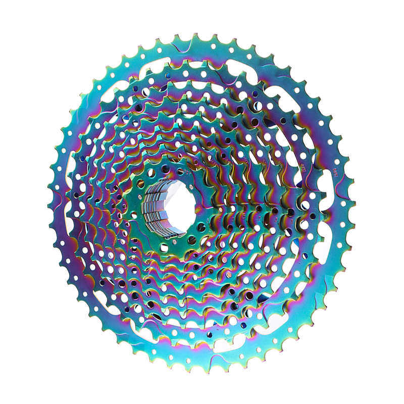 8/9/10/11速炫彩色山地自行车折叠公路车 HG卡式飞轮大齿爬坡齿轮
