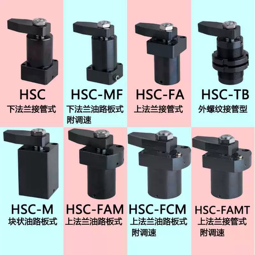 HSC-FAM好手牌转角油缸/CHS-FAM40-90度转角下压夹具油缸
