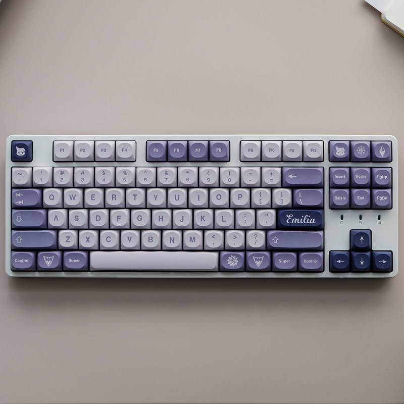 星尘外设 冰洁魔女  ma球帽高度 pbt材质热升华机械键盘键帽