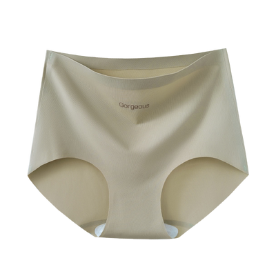 无痕女士内裤高腰瑜伽运动冰丝