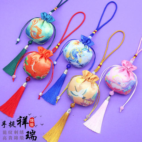 盼莱卡随身艾草荷包国风香包香袋