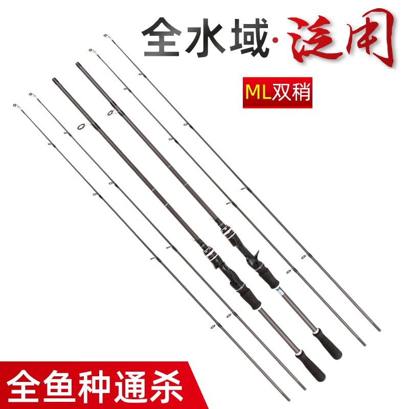 买一送一鱼竿新手远投直柄路亚竿