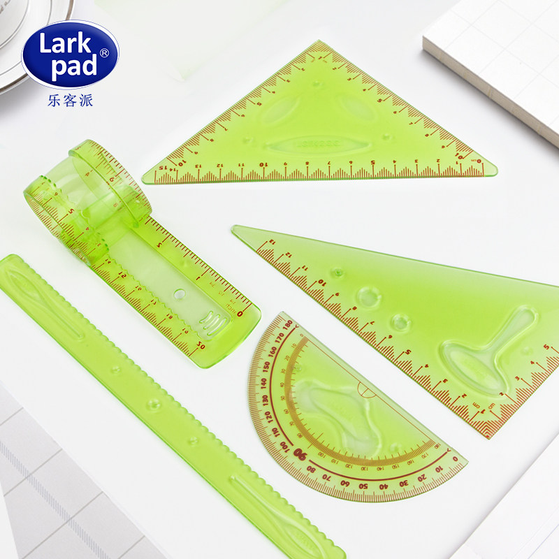 larkpad Ruler student Stationery multi-function Set rule Parallel Straightedge Triangle ruler Protractor wave Ruler suitin the Electronic Dictionary/Electronic paper book/Stationery , Drawing measurement products , Various types of foot/Triangle  category - from Buy2taobao.com to provide professional Taobao agent buy service