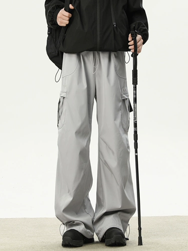 Демисезонные штаны, дорожный альпинистский парашютист, оверсайз