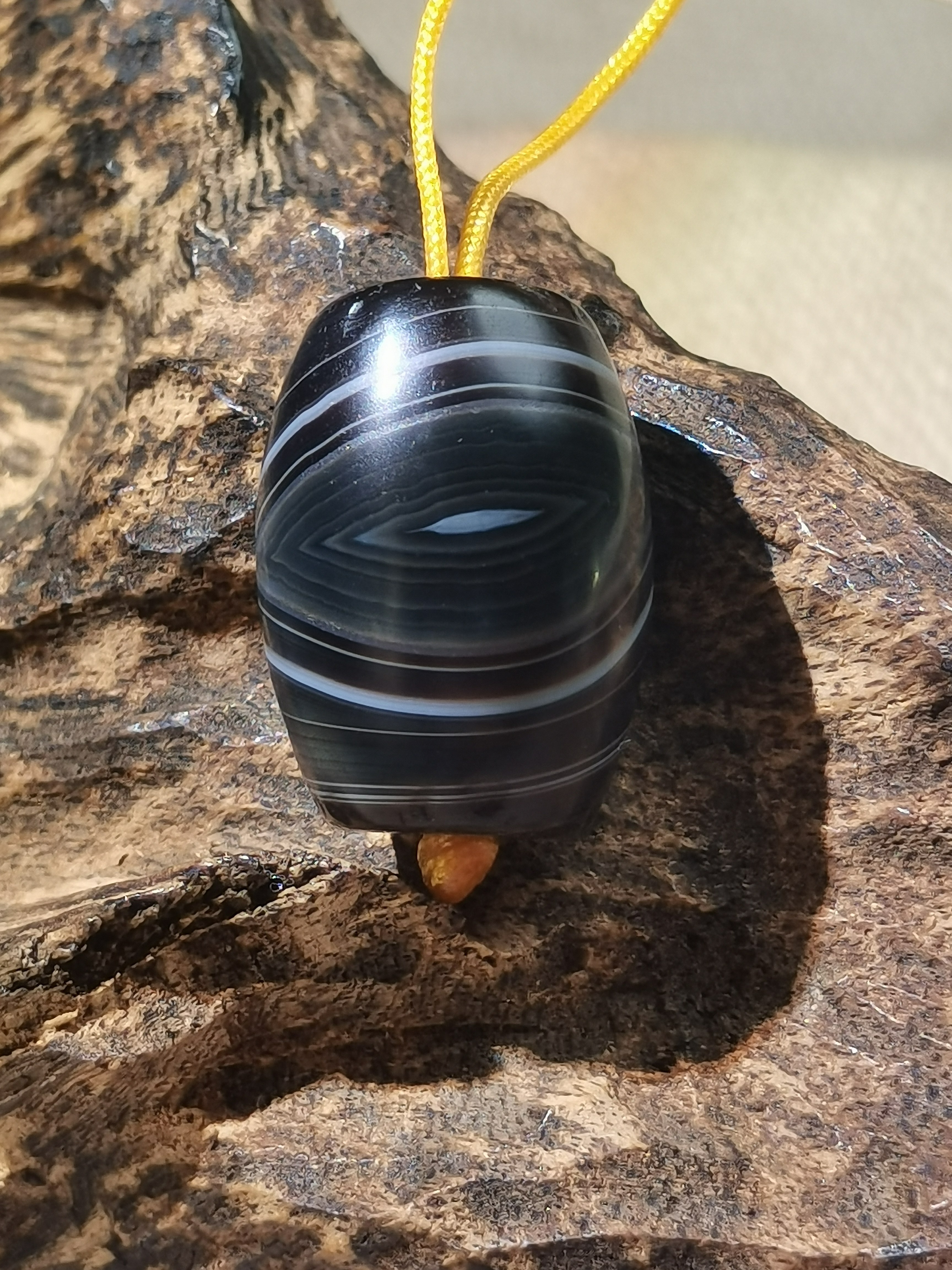 藏传老虫虫系列天然缠丝凤一眼浑厚古朴深邃玛瑙玉髓珠项链配饰,珠宝/钻石/翡翠,DIY配件,淘宝优惠券,粉丝福利购,淘宝优惠卷