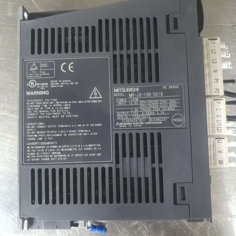 [议价]MR-J3-10B-S019品！非改动！九成新！发货