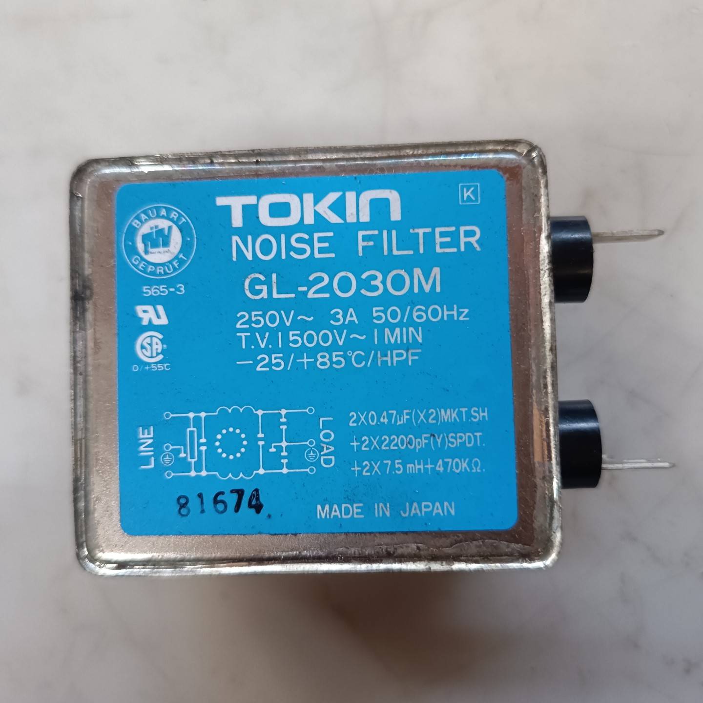 [议价]�ձ�ԭװ����TOKIN�˲���GL��2